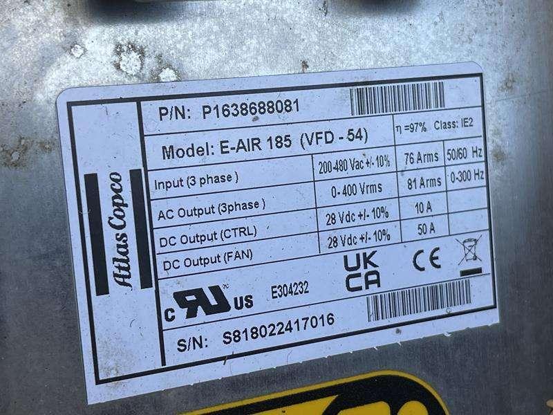 Atlas Copco E-AIR H185 VSD Photo 21