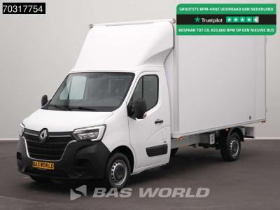 Renault Master 145PK Bakwagen Achterdeuren LED Airco Cruise Euro6 Meubelbak Koffer Airco Cruise control en vente par BAS World B.V.