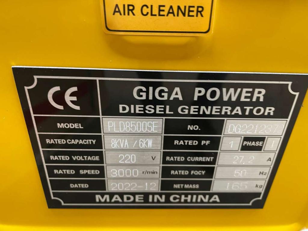 Giga Power PLD8500SE 8 kVA silent generator Photo 10