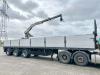 Pacton T3-003 Brick Trailer - Kennis 16000-R Crane Photo 5 thumbnail
