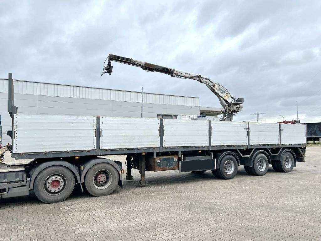 Pacton T3-003 Brick Trailer - Kennis 16000-R Crane Photo 1