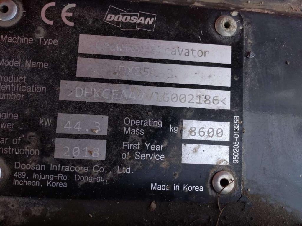 Doosan DX85-3 Photo 6