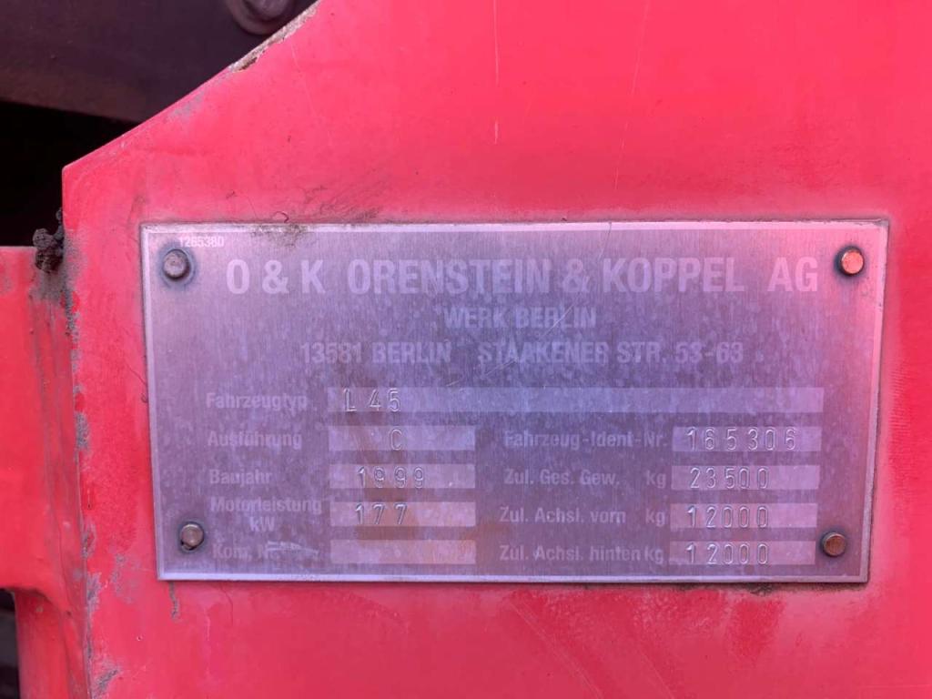 O&K (Orenstein & Koppel) L45 Photo 7