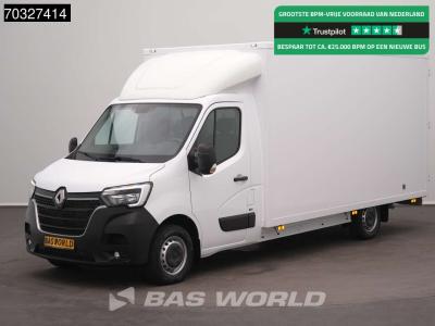 Renault Master 165PK BPM VRIJ! Lowliner Bakwagen Navi LED Airco Cruise Camera Euro6 Meubelbak Koffer Airco en vente par BAS World B.V.