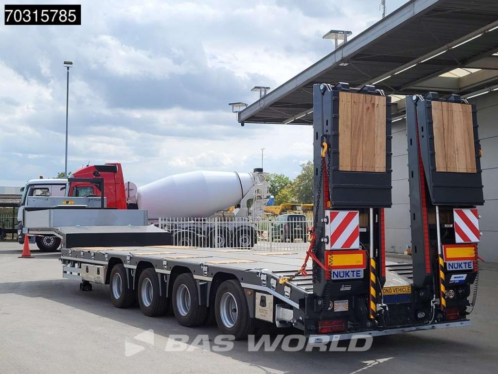 Nükte Trailer NKTL4 NEW Lift + 2xSteering Axle Ramps Photo 2