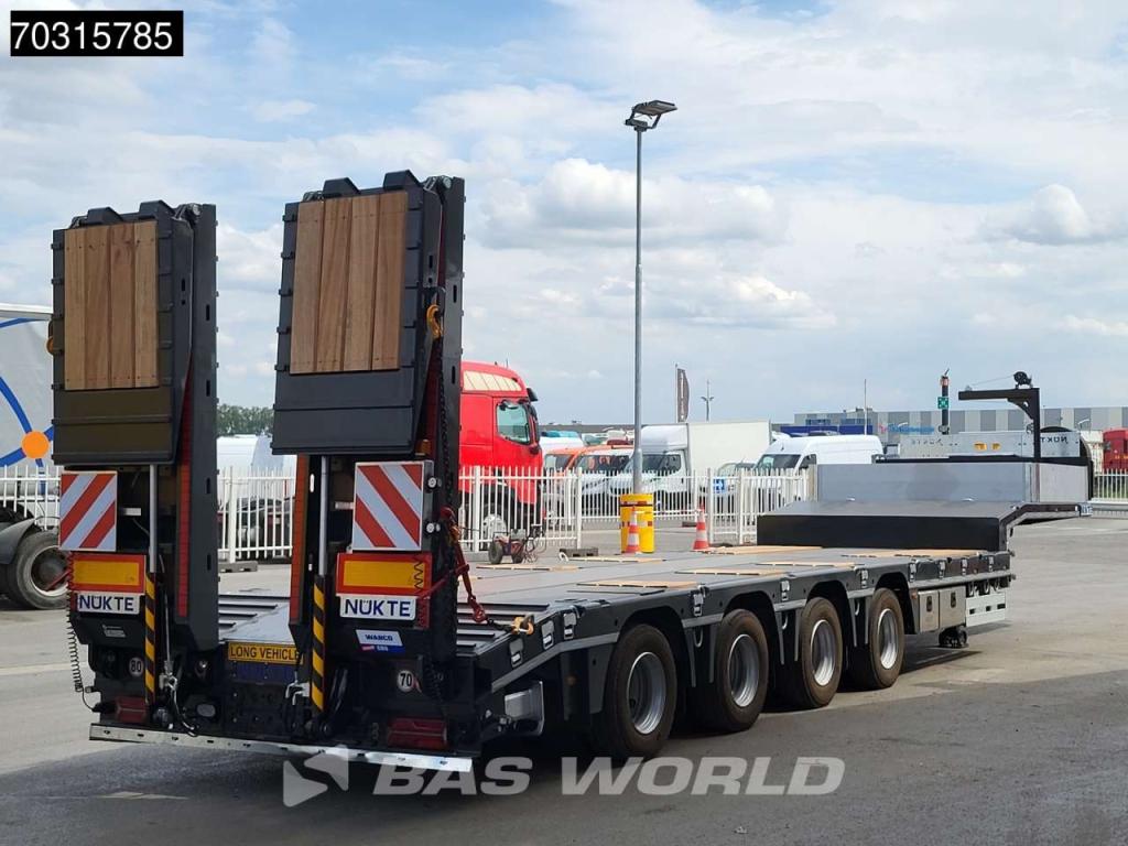 Nükte Trailer NKTL4 NEW Lift + 2xSteering Axle Ramps Photo 5