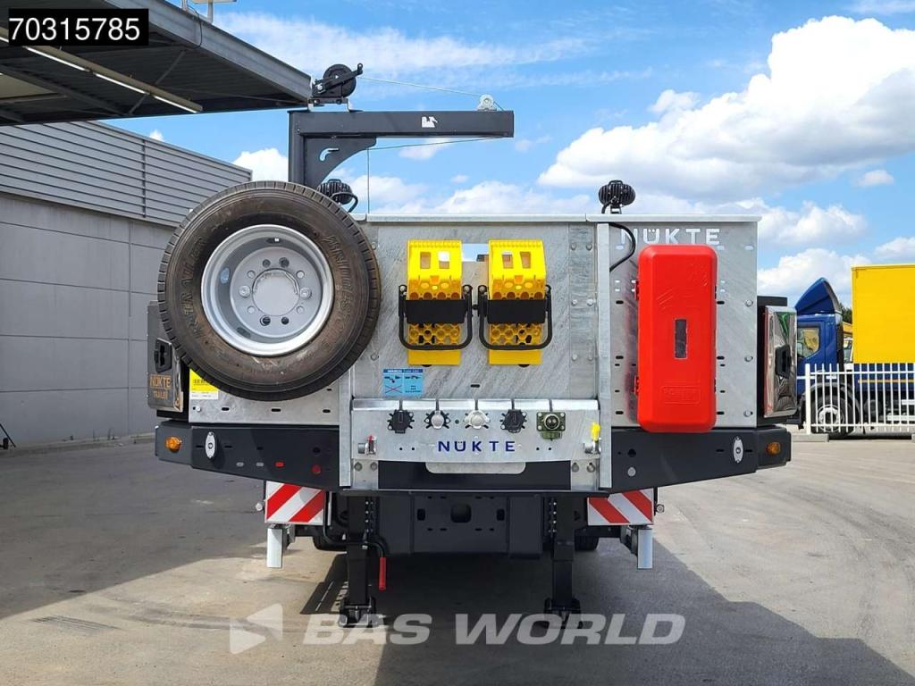 Nükte Trailer NKTL4 NEW Lift + 2xSteering Axle Ramps Photo 6
