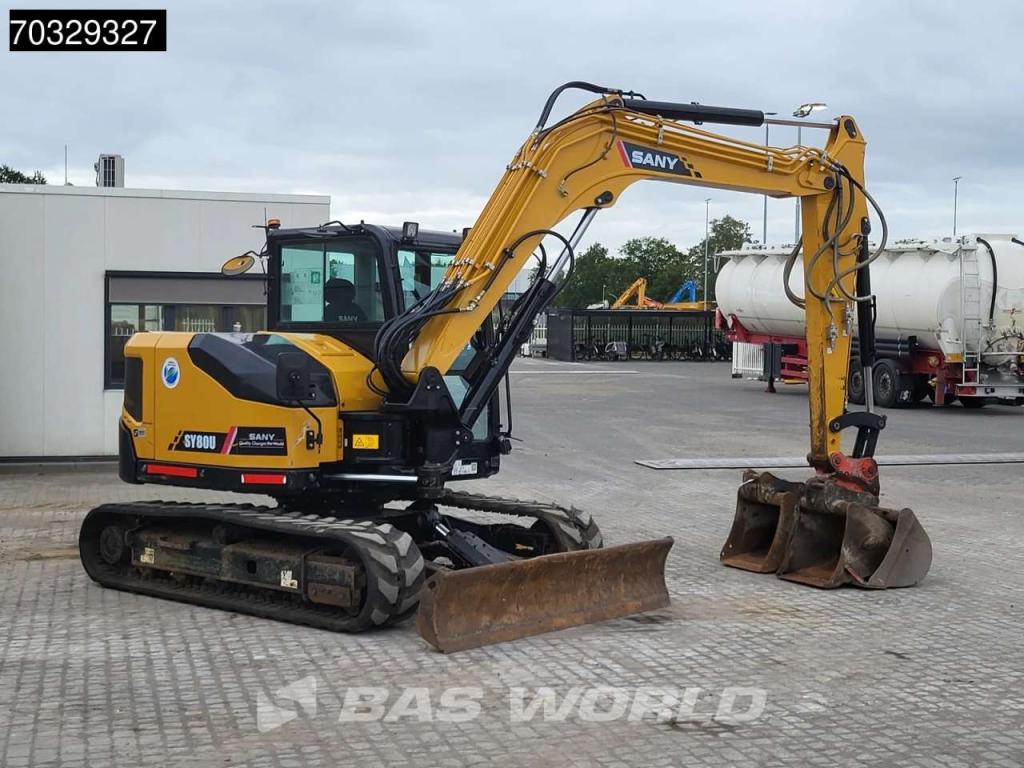 Sany SY80 U A/C - 3 Buckets Photo 8