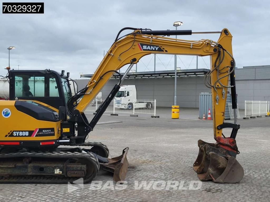 Sany SY80 U A/C - 3 Buckets Photo 9