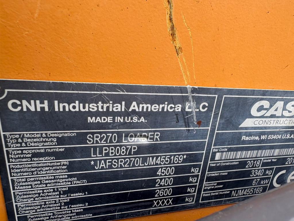 Case SR270 Photo 11