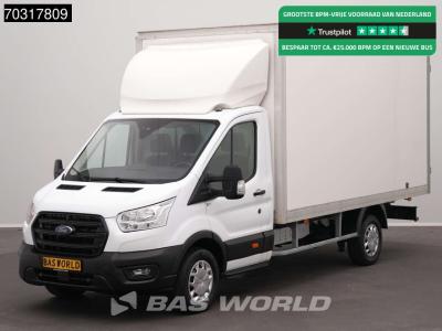 Ford Transit 130pk Bakwagen met Achterdeuren Airco Cruise Meubelbak Koffer Euro6 Airco Cruise control en vente par BAS World B.V.