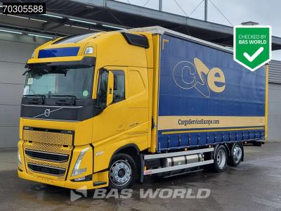 Volvo FH 460 6X2 Curtainsider LNG Engine Sliding roof I-Park cool VEB+ Euro 6 en vente par BAS World B.V.