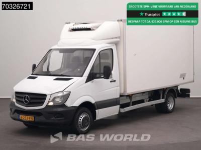 Mercedes-Benz Sprinter 516 CDI Dubbellucht Achterdeuren Zijdeur Koelwagen Airco Camera Euro6 Bakwagen Gekoeld Koe en vente par BAS World B.V.