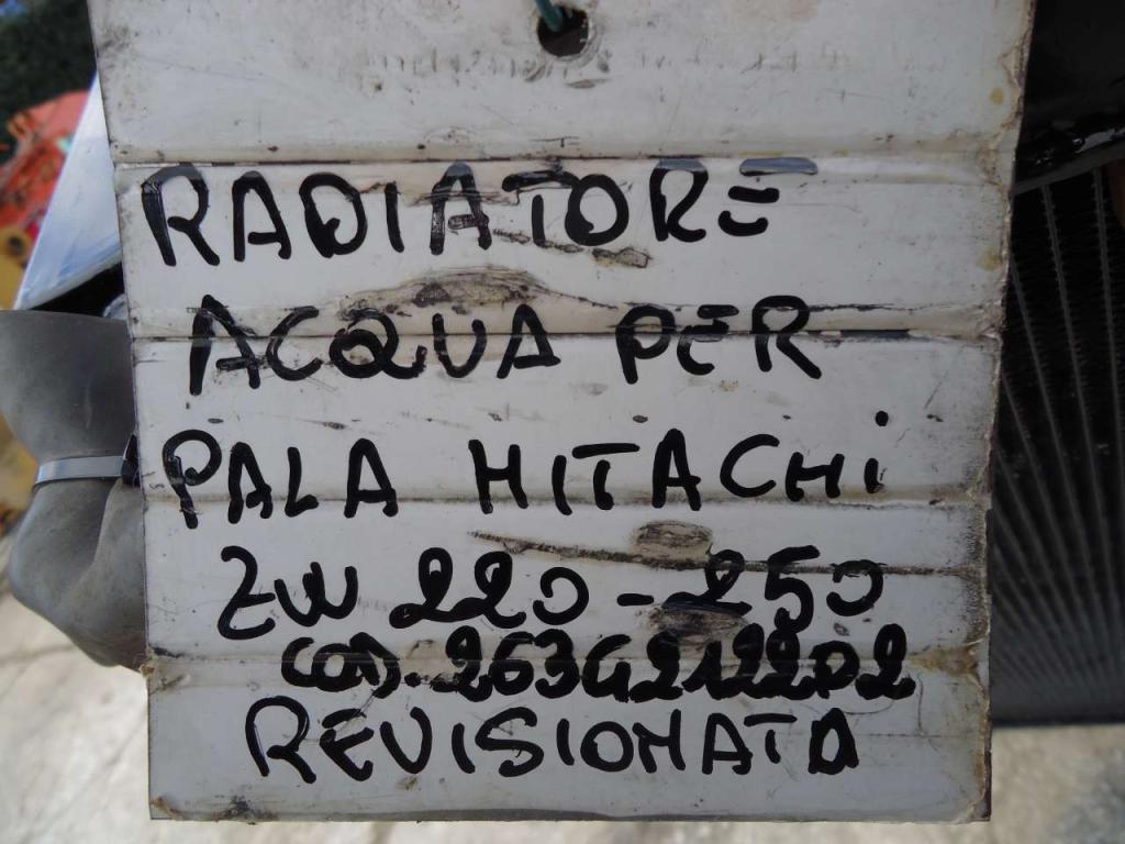 Radiateur eau pour Hitachi ZW220-ZW250 Photo 7