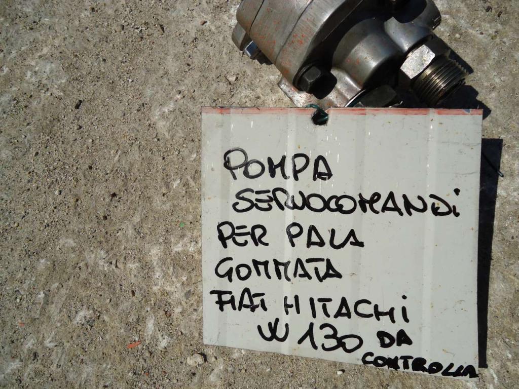 Pompe hydraulique de servomécanisme pour Fiat Hitachi W130 Photo 4