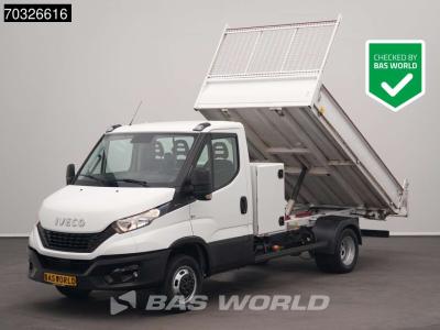 Iveco Daily 35C16 3.0L Kipper met Kist Dubbellucht 3,5t Trekhaak Airco Cruise Euro6 Tipper Benne Kieper A en vente par BAS World B.V.