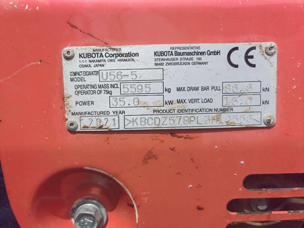 Kubota U 56-5 Photo 5