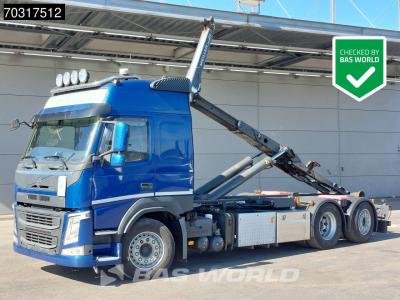 Volvo FM 6X2 Meiller RS 21 65 containersystem Lift+Steering axle Automatic VEB+ Euro 6 en vente par BAS World B.V.
