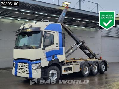 Renault C 520 C 8X4 24tons AJK containersystem Lift+steering axle Retarder Euro 6 en vente par BAS World B.V.