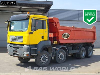 Man TGA 41.440 TGA 8X8 8x8 18m3 Meiller tipper Steelsuspension Big-Axle Manual Euro 4 en vente par BAS World B.V.