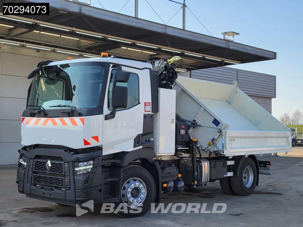 Renault C 430 4X2 NEW! HIAB X-Hiduo 138 Crane 6m3 Dautel 3-Side tipper Euro 6 Photo 11