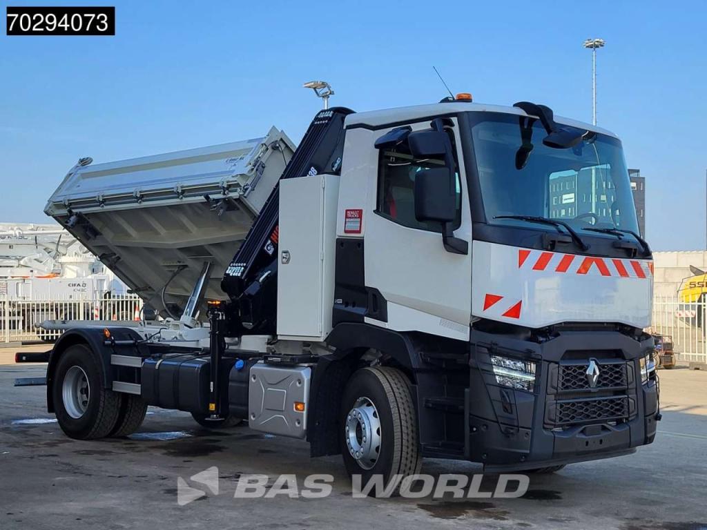 Renault C 430 4X2 NEW! HIAB X-Hiduo 138 Crane 6m3 Dautel 3-Side tipper Euro 6 Photo 12