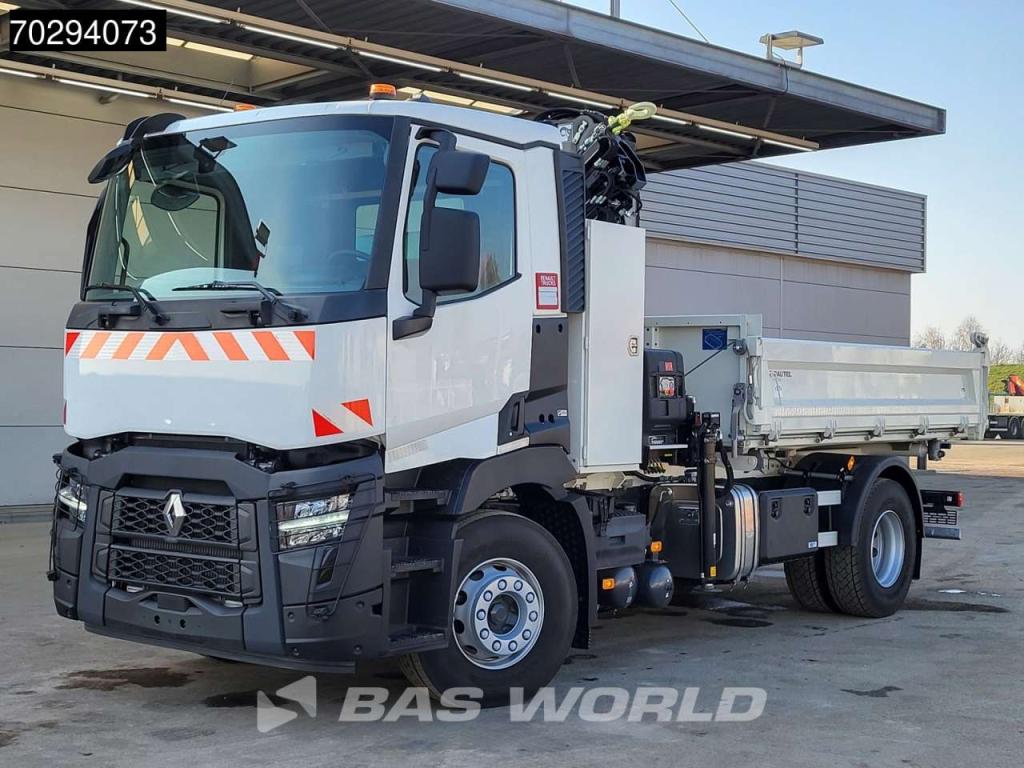 Renault C 430 4X2 NEW! HIAB X-Hiduo 138 Crane 6m3 Dautel 3-Side tipper Euro 6 Photo 15