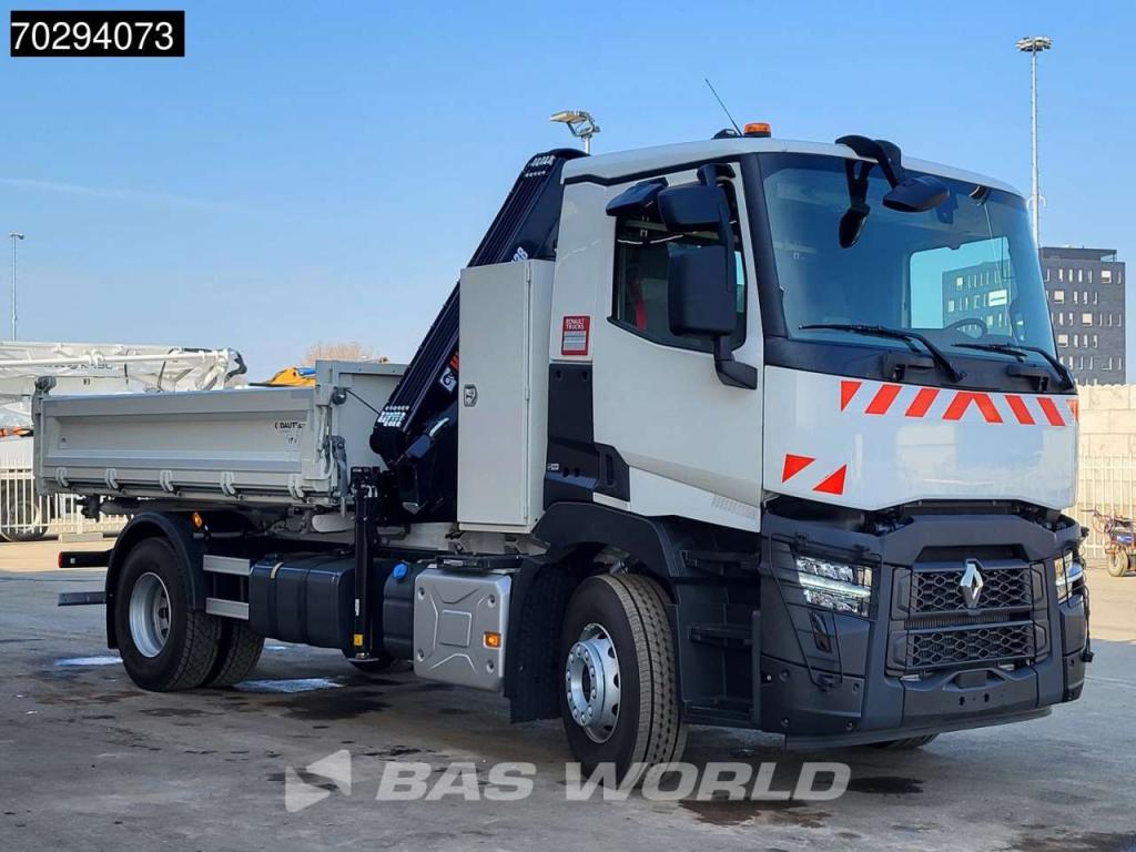Renault C 430 4X2 NEW! HIAB X-Hiduo 138 Crane 6m3 Dautel 3-Side tipper Euro 6 Photo 17