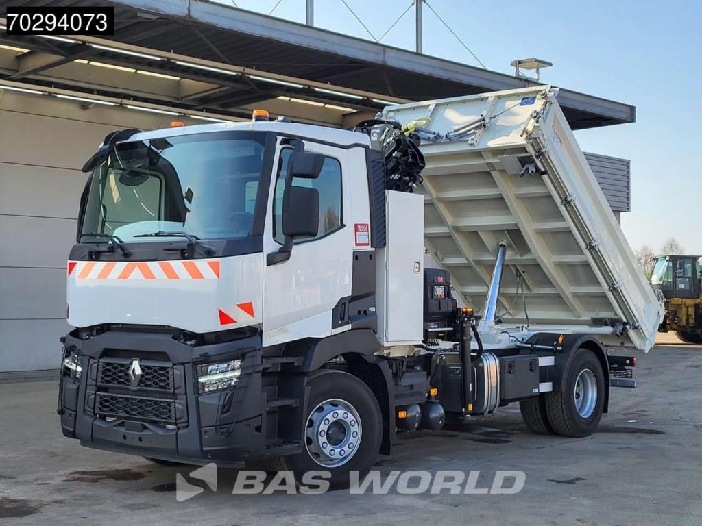 Renault C 430 4X2 NEW! HIAB X-Hiduo 138 Crane 6m3 Dautel 3-Side tipper Euro 6 Photo 9