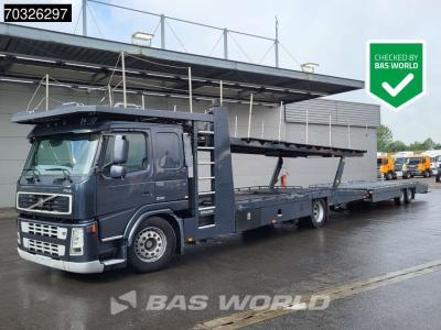 Volvo FM 340 FM 4X2 Tijhof Car transporter Full Air suspension Automatic Euro 3 en vente par BAS World B.V.