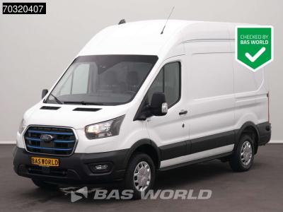 Ford e-Transit 184pk Elektrisch 68kWh 317km WLTP L2H3 Hoog Dak Navi Airco Cruise Parkeersensoren v+a SYN en vente par BAS World B.V.