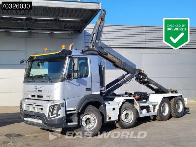 Volvo FMX 460 8X4 HIAB XR21Z59 Containers system Big-Axle Automatic VEB+ Euro 6 en vente par BAS World B.V.