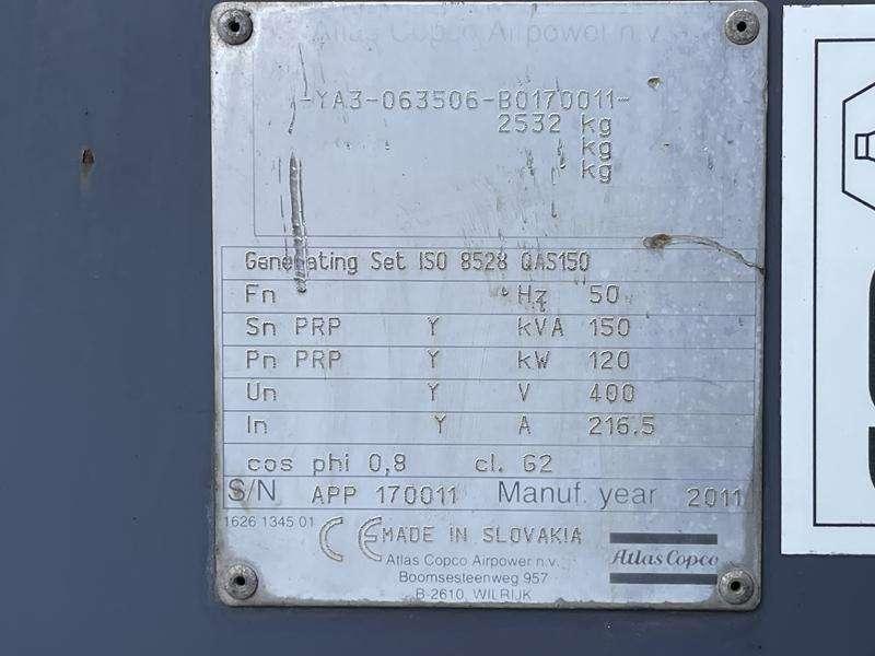 Atlas Copco QAS 150 Photo 4