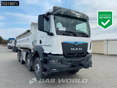 Man TGS 35.440 TGS 8X4 NEW! 14m3 3-side tipper Steel suspension Big-Axle Euro 6 en vente par BAS World B.V.
