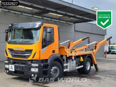 Iveco Stralis 400 4X2 VDL P-13 Skiploader Airco Full Steel Automatic Euro 6 en vente par BAS World B.V.