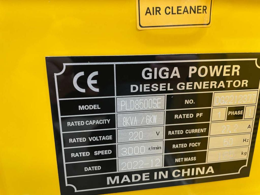 Giga Power PLD8500SE 8 kVA silent generator Photo 10