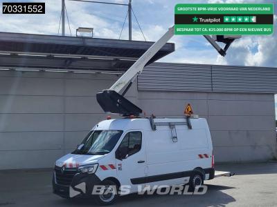 Renault Master 145PK Hoogwerker Klubb K32 Werkhoogte 12,5m L2H2 Trekhaak Airco Cruise Camera Parkeersensore en vente par BAS World B.V.