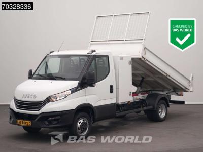 Iveco Daily 35C14 Automaat Dubbellucht Kipper met Kist 3,5t Trekhaak Airco Cruise Euro6 Tipper Benne Kiep en vente par BAS World B.V.