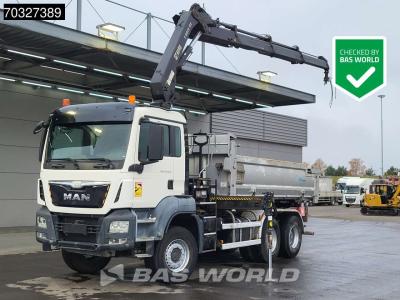 Man TGS 33.440 6X4 HIAB X-HIDUO 188 E-3 Crane Kran 10m3 2-way tipper Big-Axle Euro 6 en vente par BAS World B.V.