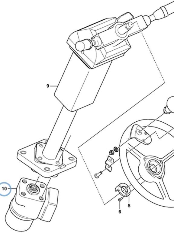 Volvo control valve for Volvo L180E, L180F, L150E and L150F. Photo 2