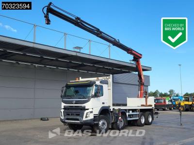 Volvo FMX 370 8X4 Palfinger PK22002-EH Kran Crane Remote VEB Automatic Euro 6 en vente par BAS World B.V.