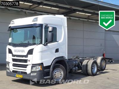 Scania G 370 G 6X2 NL-Truck chassis Lift+Steering axle Automatic Euro 6 en vente par BAS World B.V.