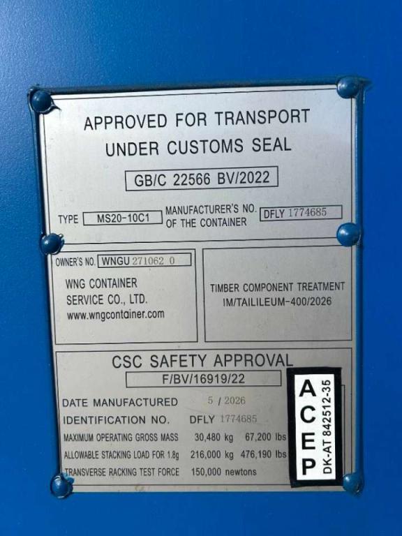 Container 20FT NEW - DPX-29096 Conteneur Photo 8
