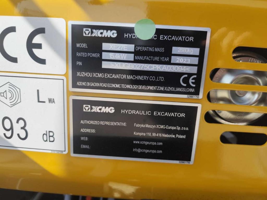 XCMG XE27E Photo 2