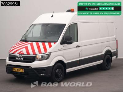 Man TGE 3.180 Automaat L3H3 Navi Airco Cruise Camera Werkplaatsinrichting Euro6 L2H2 Airco Trekhaak Cru en vente par BAS World B.V.