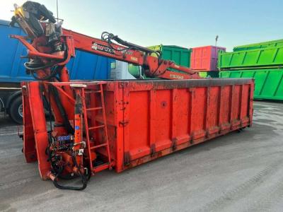 CONTAINER SCARRABILE USATO A CIELO APERTO CON GRU Photo 1
