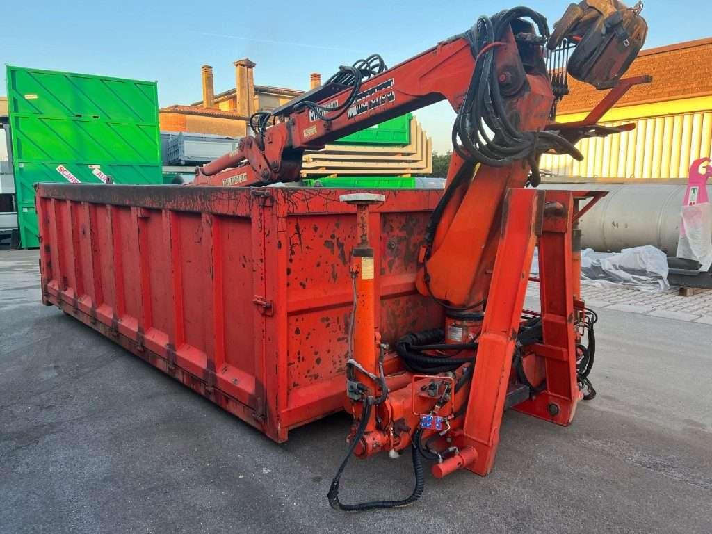 CONTAINER SCARRABILE USATO A CIELO APERTO CON GRU Photo 2