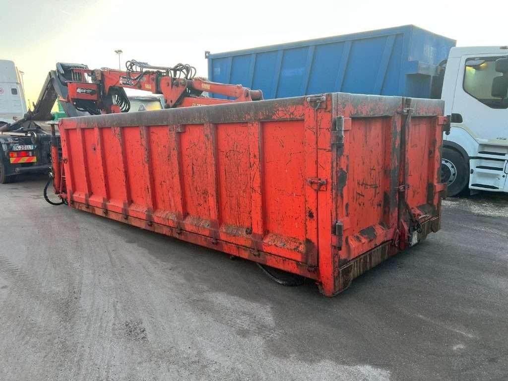 CONTAINER SCARRABILE USATO A CIELO APERTO CON GRU Photo 3