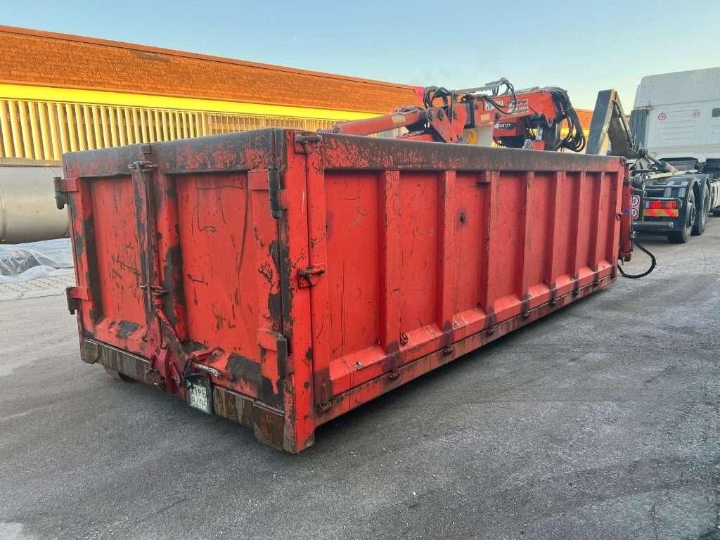 CONTAINER SCARRABILE USATO A CIELO APERTO CON GRU Photo 4