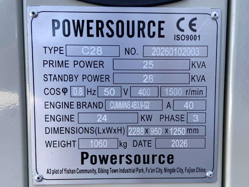 Cummins 4B3.9-G2 - 28 kVA Generator - DPX-19830 Photo 6
